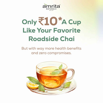 Herbal Trio- First in segment Lemon, Rosemary and Hridyashakti Herbal Tea 150g Amrita Naturals