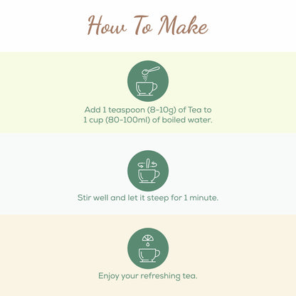 Herbal Trio- First in segment Lemon, Rosemary and Hridyashakti Herbal Tea 150g Amrita Naturals