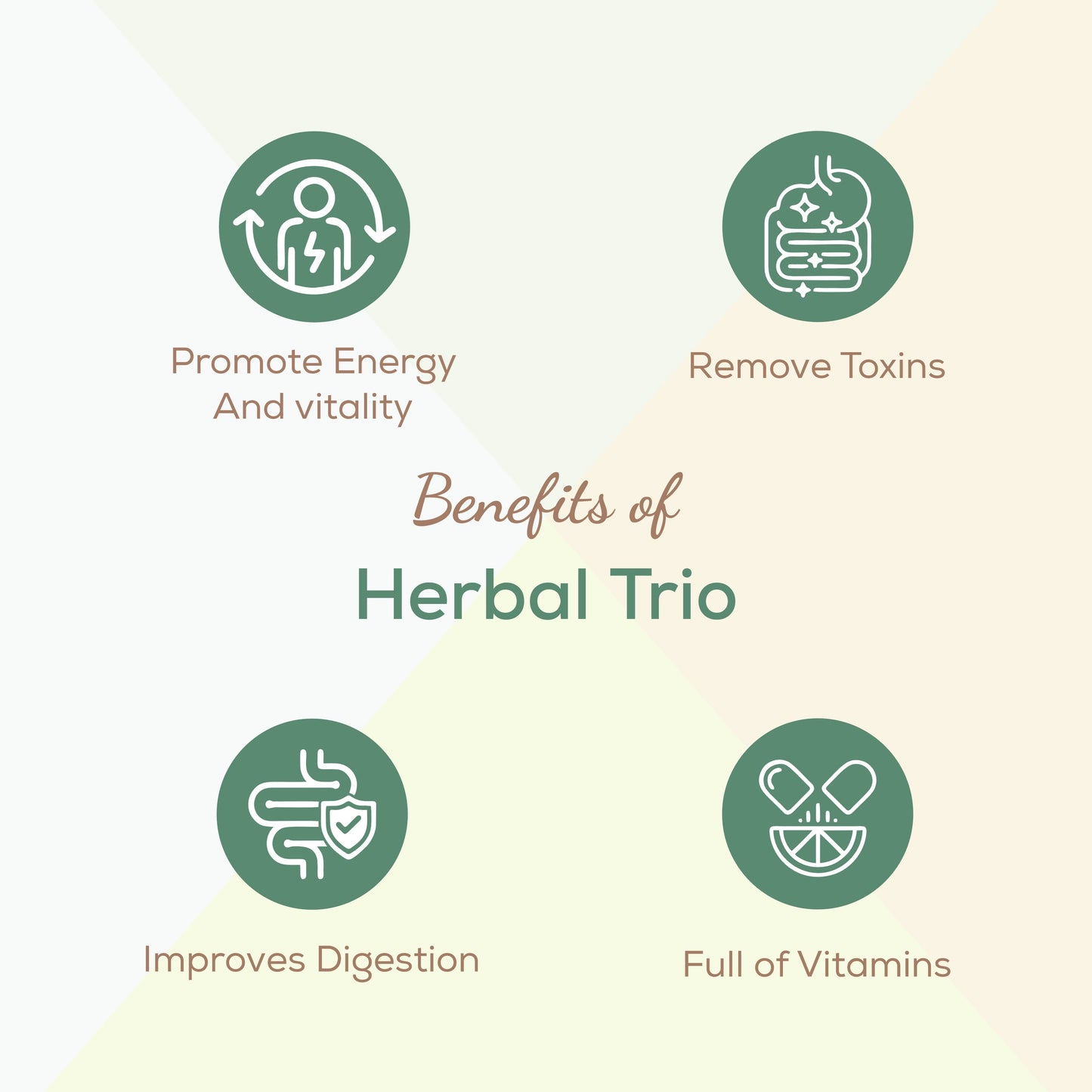 Herbal Trio- First in segment Lemon, Rosemary and Hridyashakti Herbal Tea 150g Amrita Naturals