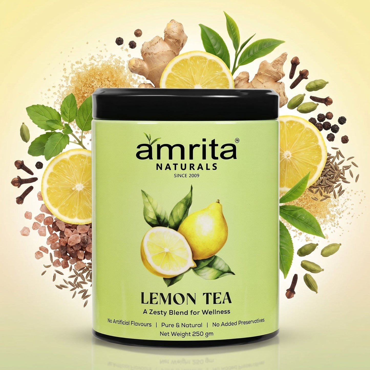Lemon Herbal Daily Tea Amrita Naturals