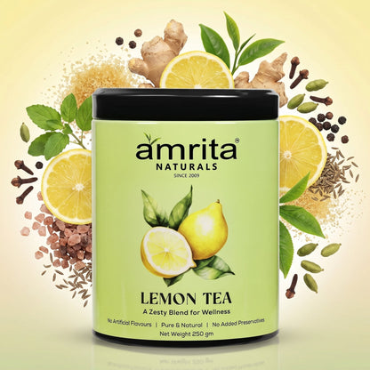 Lemon Herbal Daily Tea Amrita Naturals