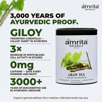 Giloy Herbal Tea 250G Amrita Naturals