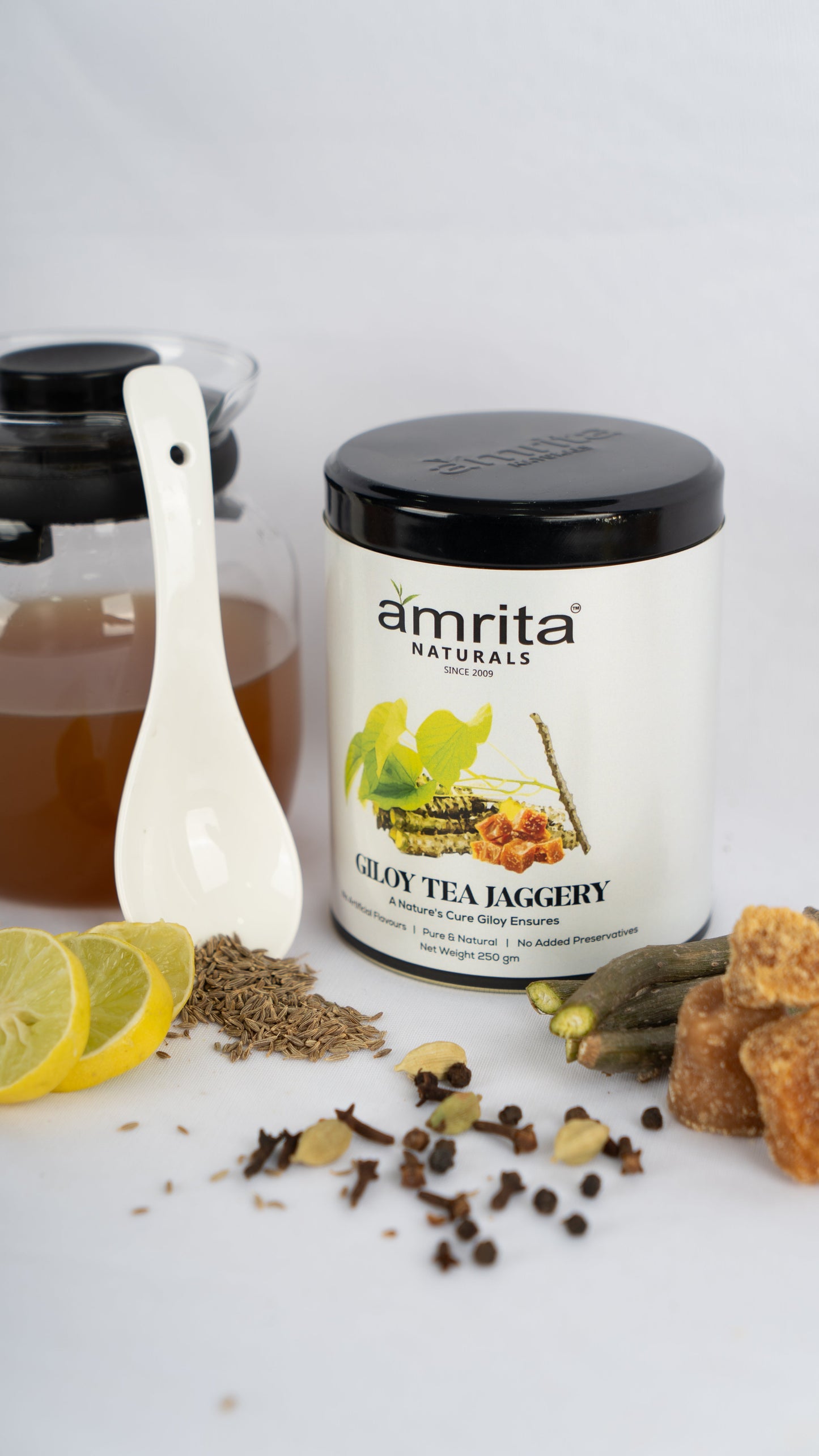 Giloy Tea with Jaggery – 250 G Amrita Naturals