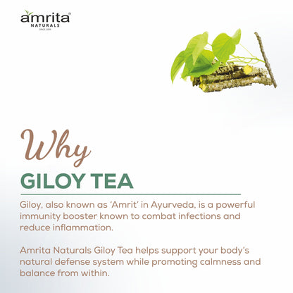 Amrita Naturals Giloy Tea- 250G Amrita Naturals