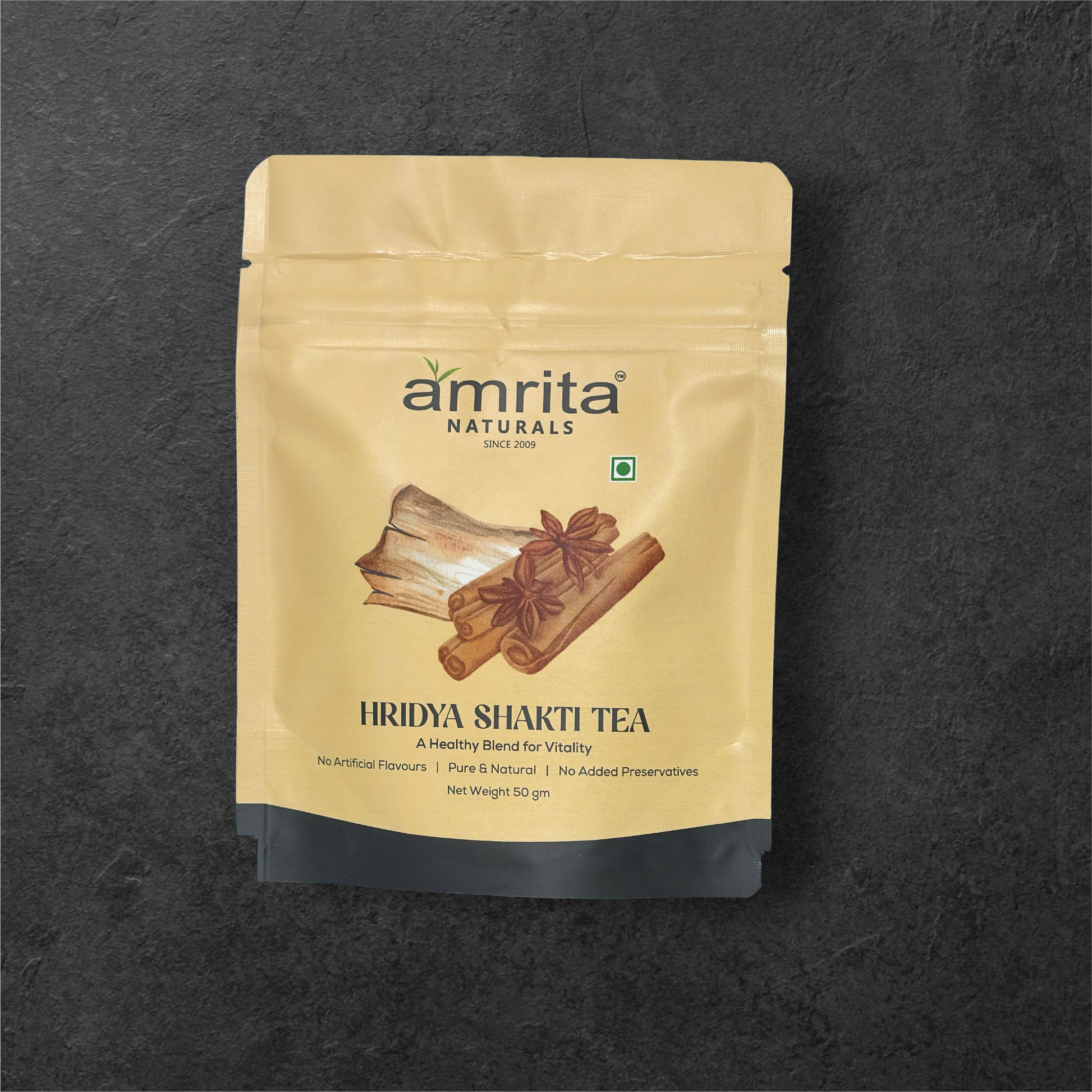 Herbal Trio- First in segment Lemon, Rosemary and Hridyashakti Herbal Tea 150g Amrita Naturals