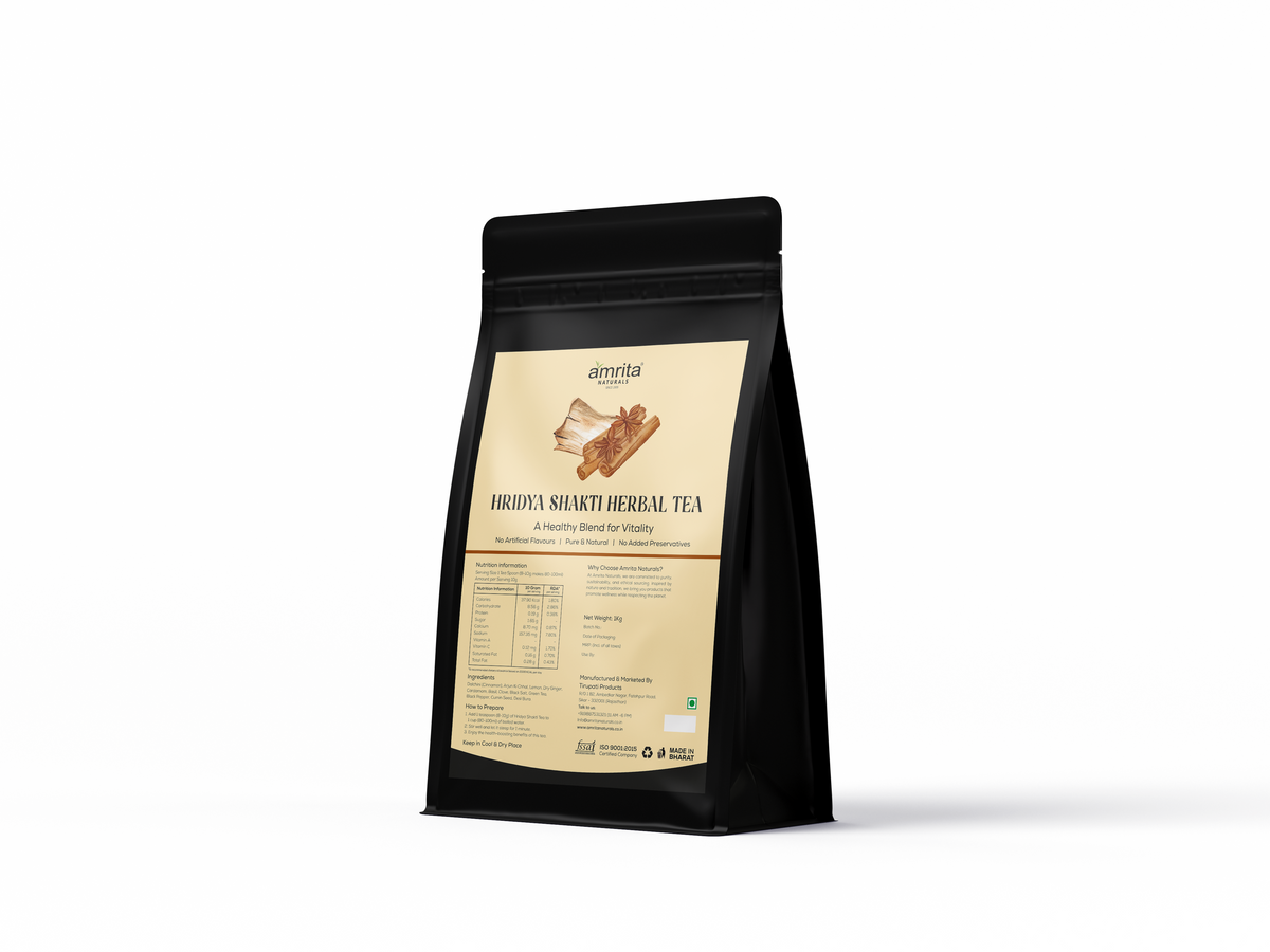 Amrita Naturals HridyaShakti Tea 1 Kg Pack Amrita Naturals