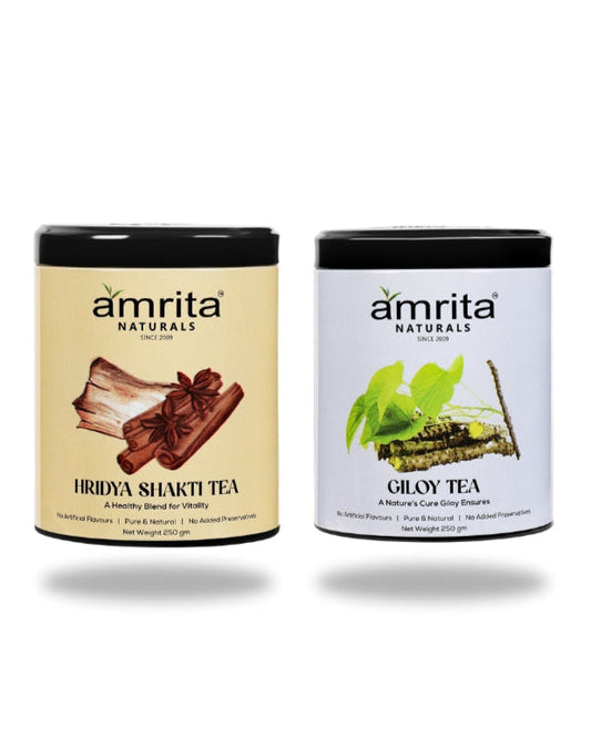 Healthy Life Giloy & HridyaShakti Combo 250G Amrita Naturals