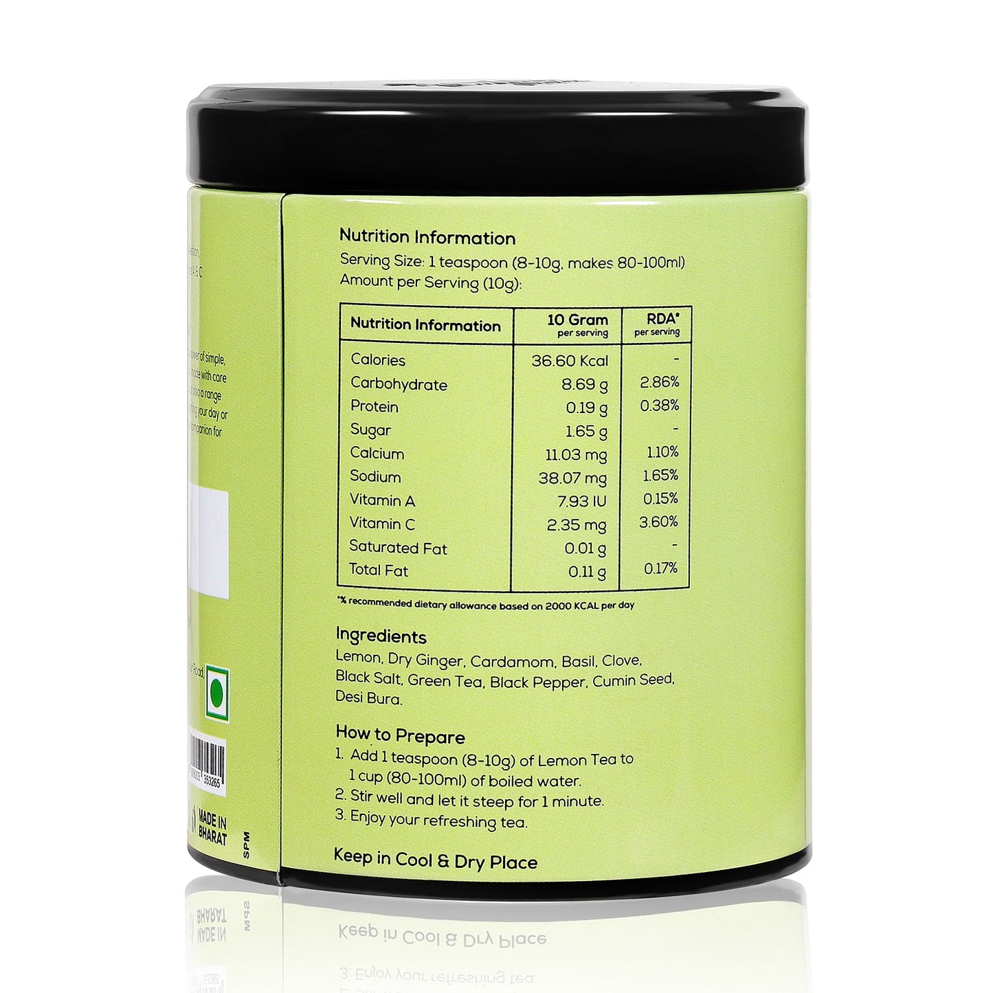 Lemon Herbal Daily Tea Amrita Naturals