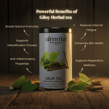 Giloy ImmuniTea – Wellness Blend Amrita Naturals