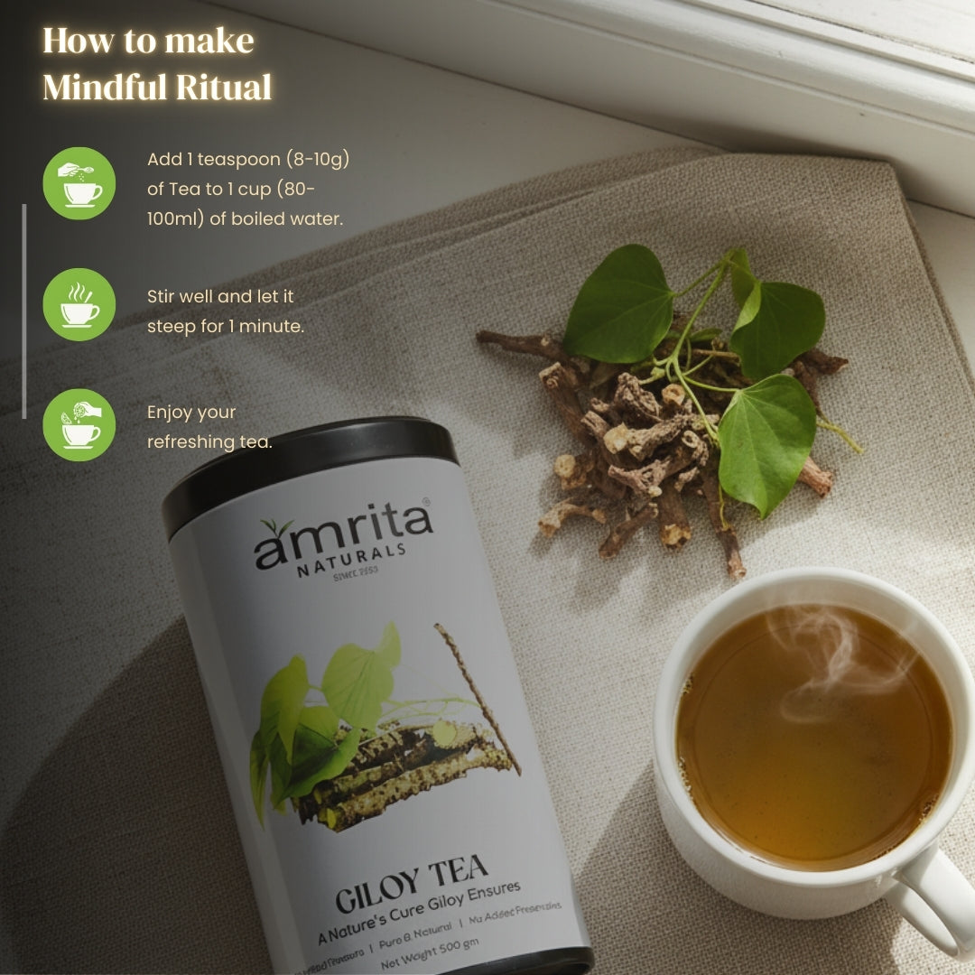 Giloy ImmuniTea – Wellness Blend Amrita Naturals