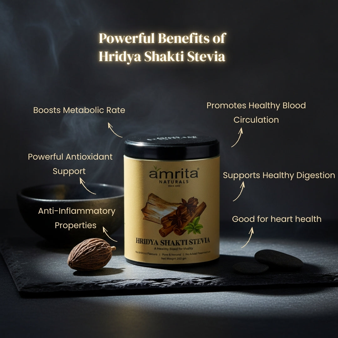 Hridya shakti tea with stevia 200g Amrita Naturals