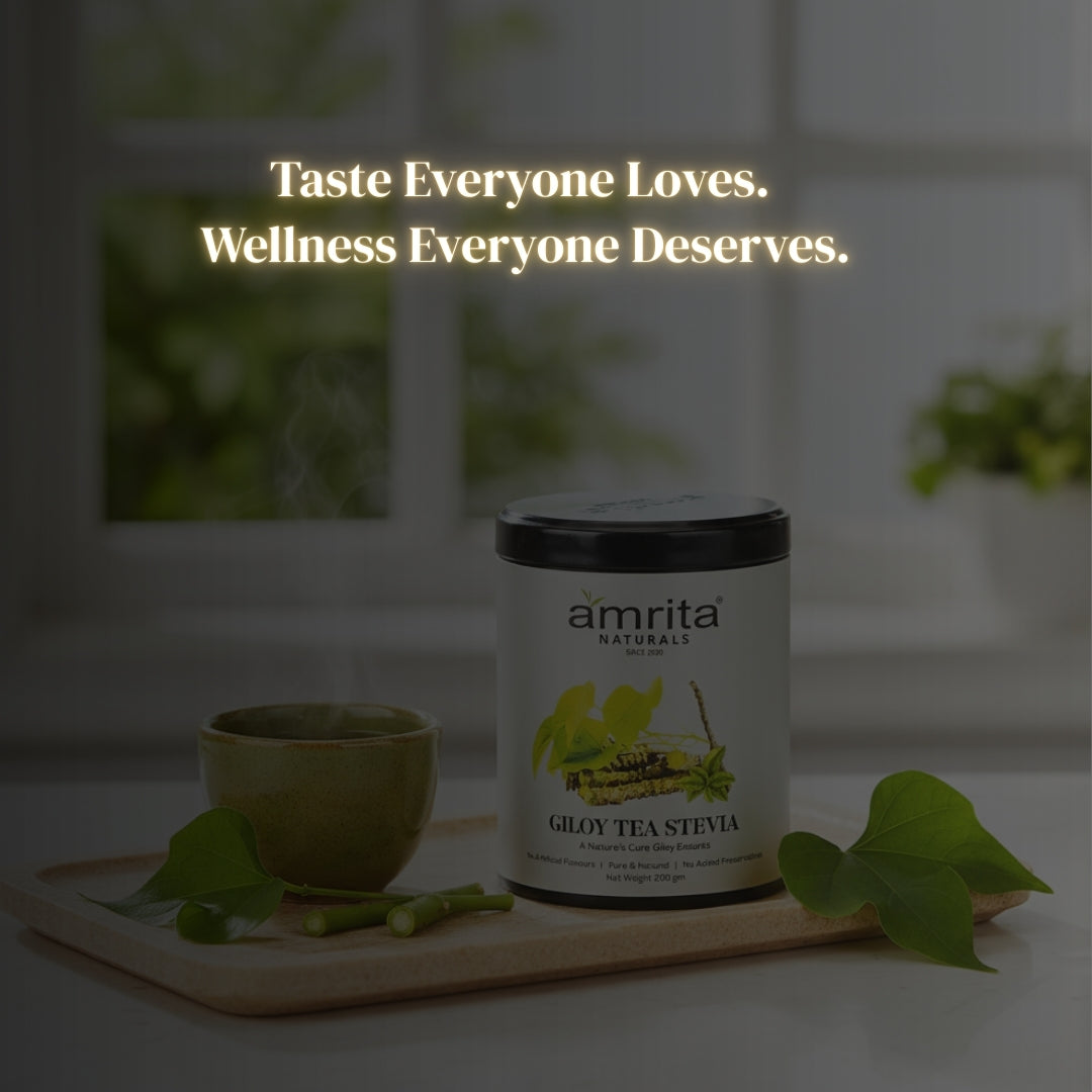 Giloy Stevia Herbal Tea Amrita Naturals
