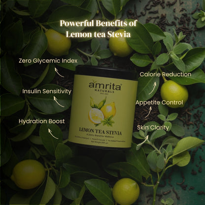 Lemon Stevia Herbal Tea Amrita Naturals