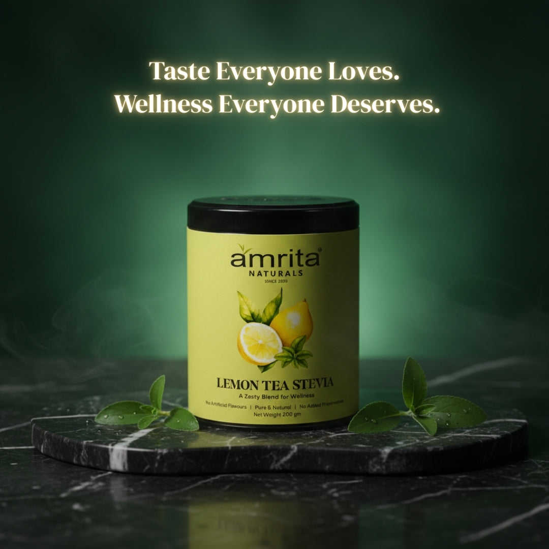 Lemon Stevia Herbal Tea Amrita Naturals