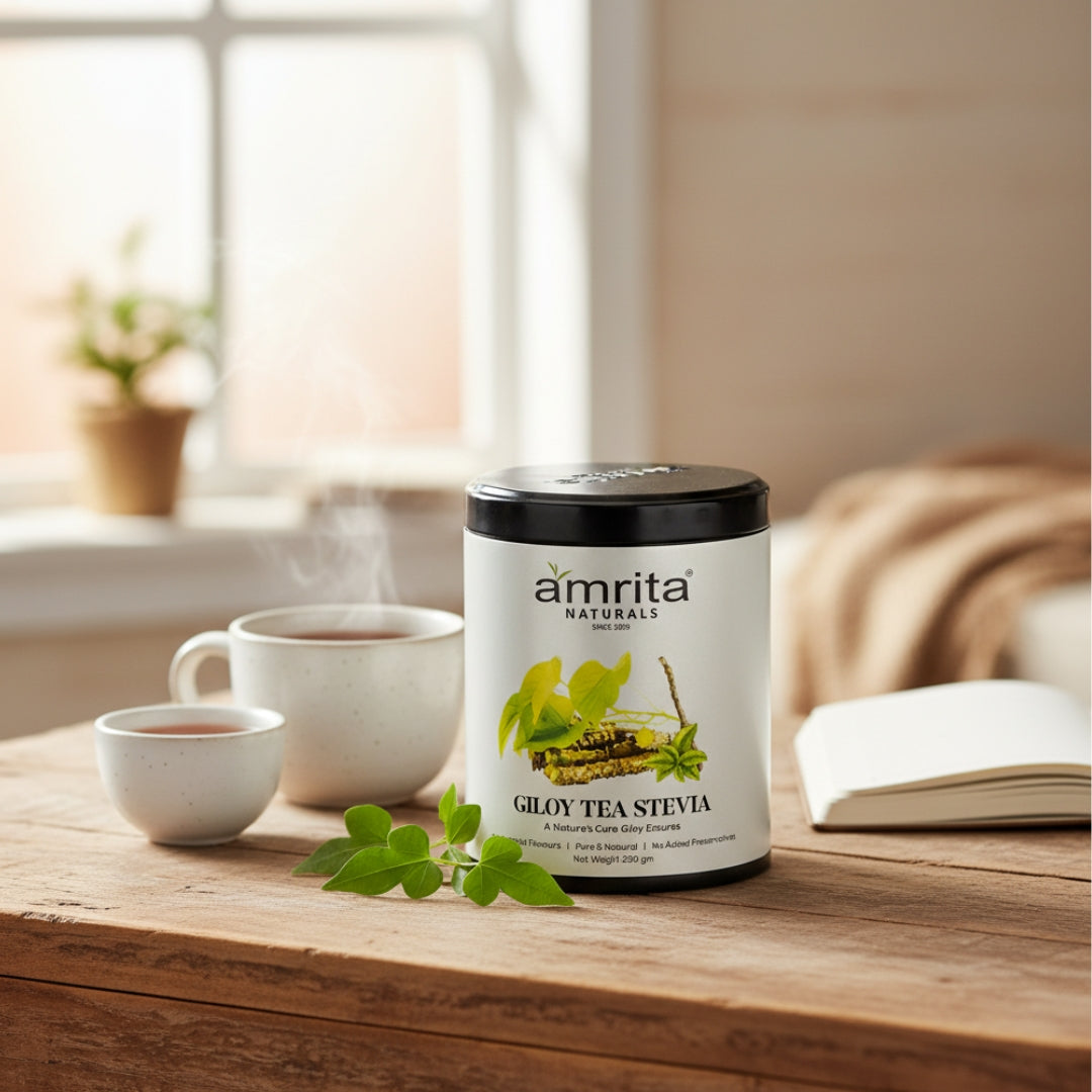 Giloy Stevia Herbal Tea Amrita Naturals