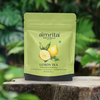Herbal Trio- First in segment Lemon, Rosemary and Hridyashakti Herbal Tea 150g Amrita Naturals