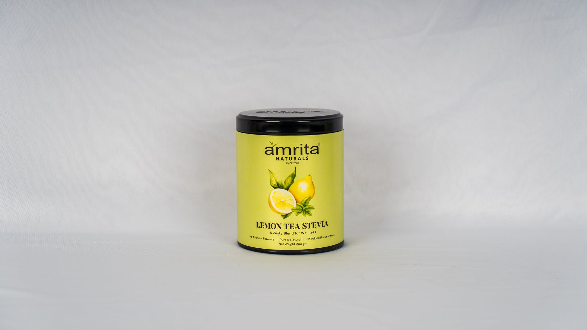 Lemon Tea With Stevia 200G Amrita Naturals