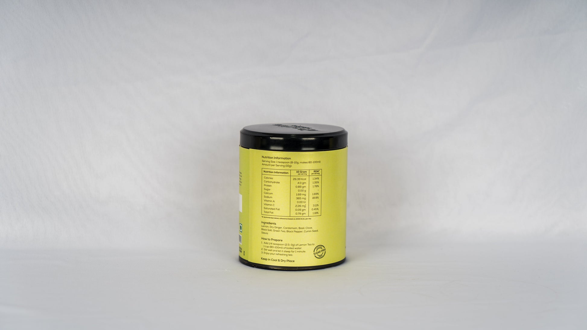 Lemon Tea With Stevia 200G Amrita Naturals