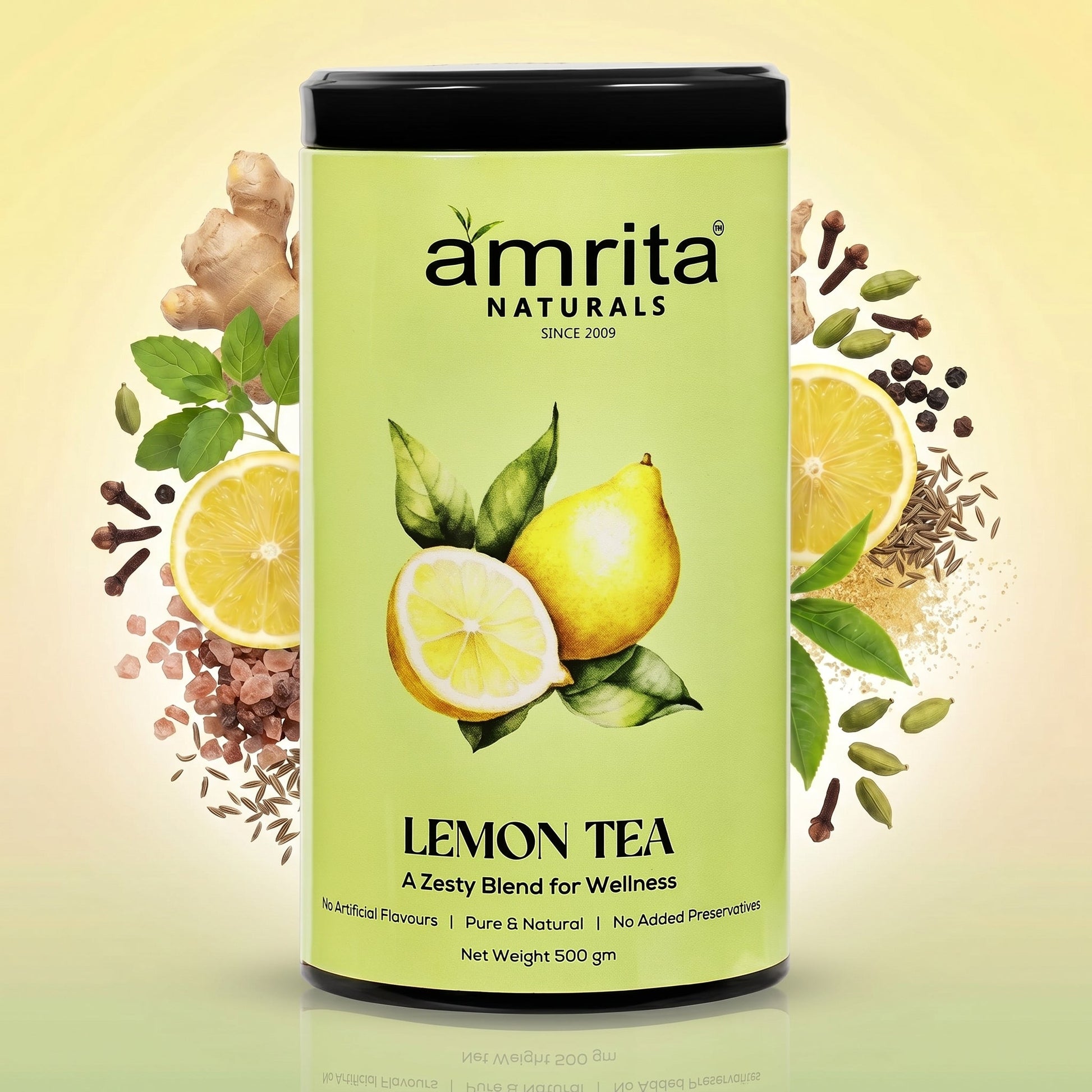 Lemon Herbal Daily Tea Amrita Naturals