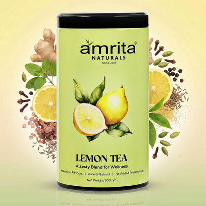 Lemon Herbal Daily Tea Amrita Naturals