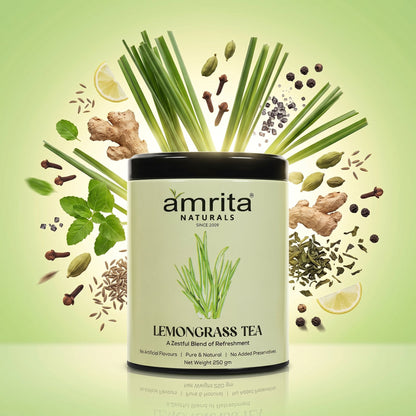 Lemongrass Refresh Herbal Tea Amrita Naturals