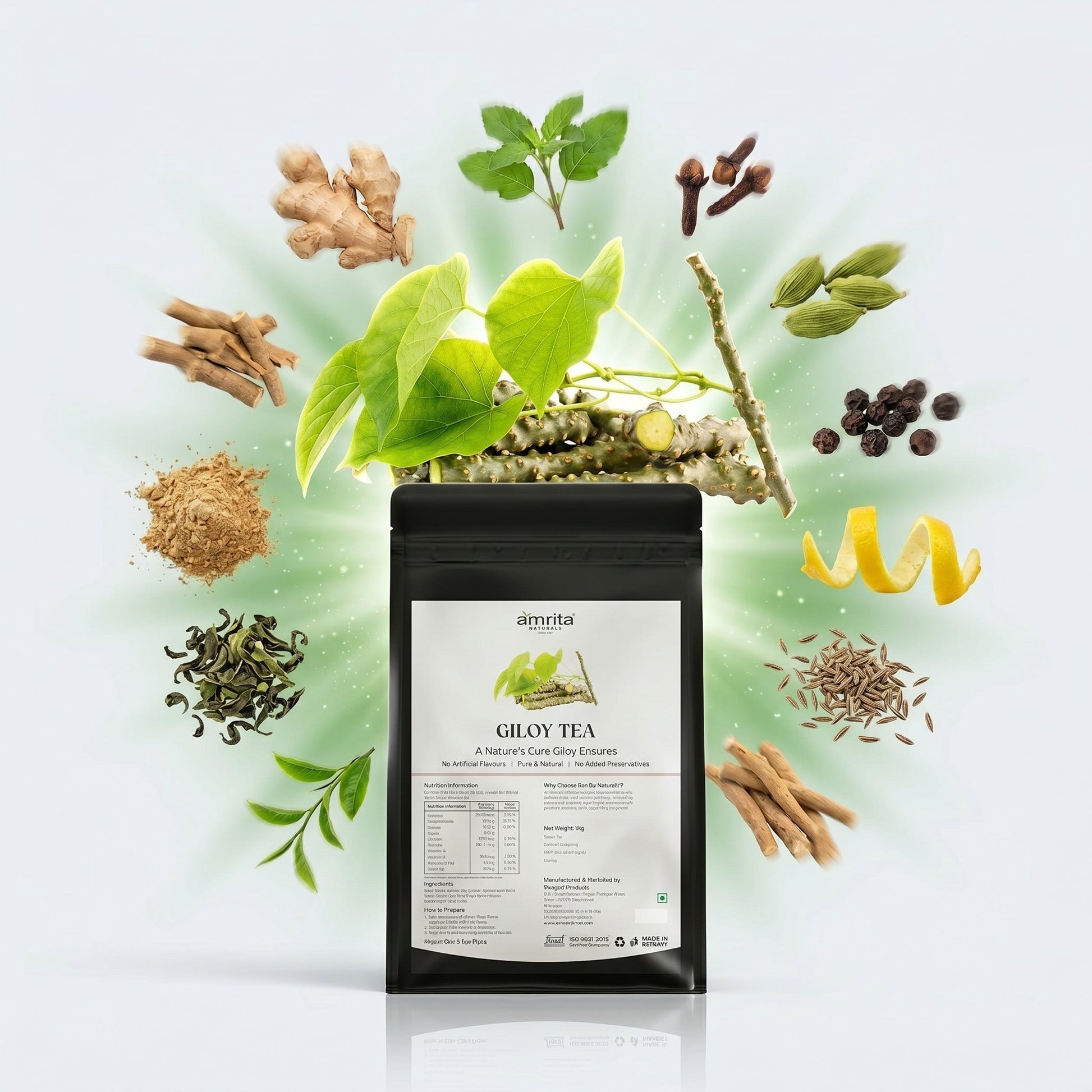Giloy Herbal Tea 250G Amrita Naturals