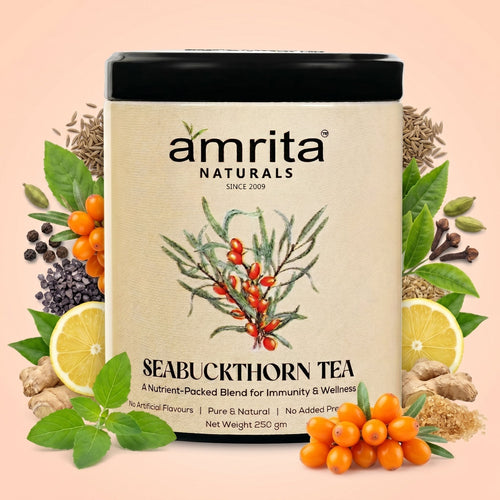 Seabuckthorn Vital Glow Tea with 10 Herbs Amrita Naturals