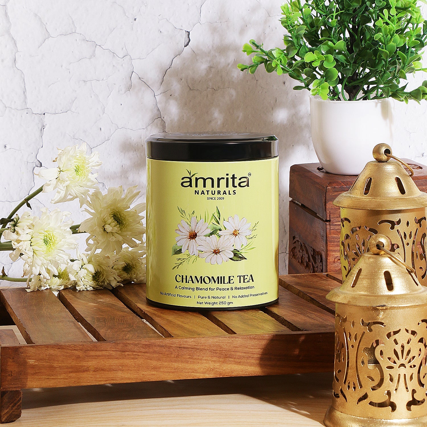 CHAMOMILE HERBAL TEA Amrita Naturals