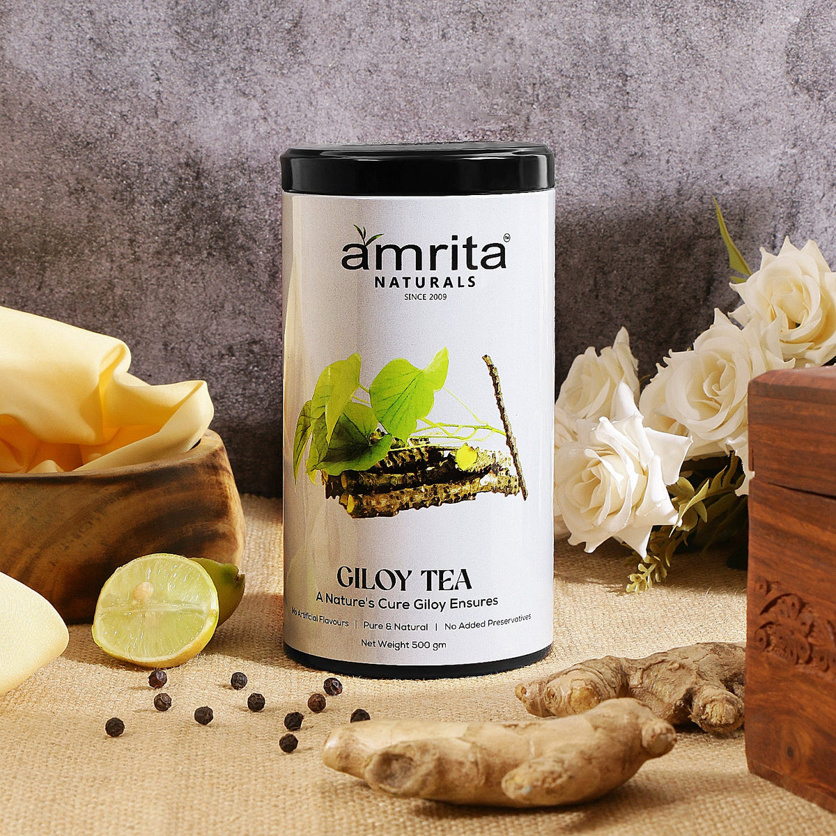 Giloy Tea Combo Pack – 500g Amrita Naturals