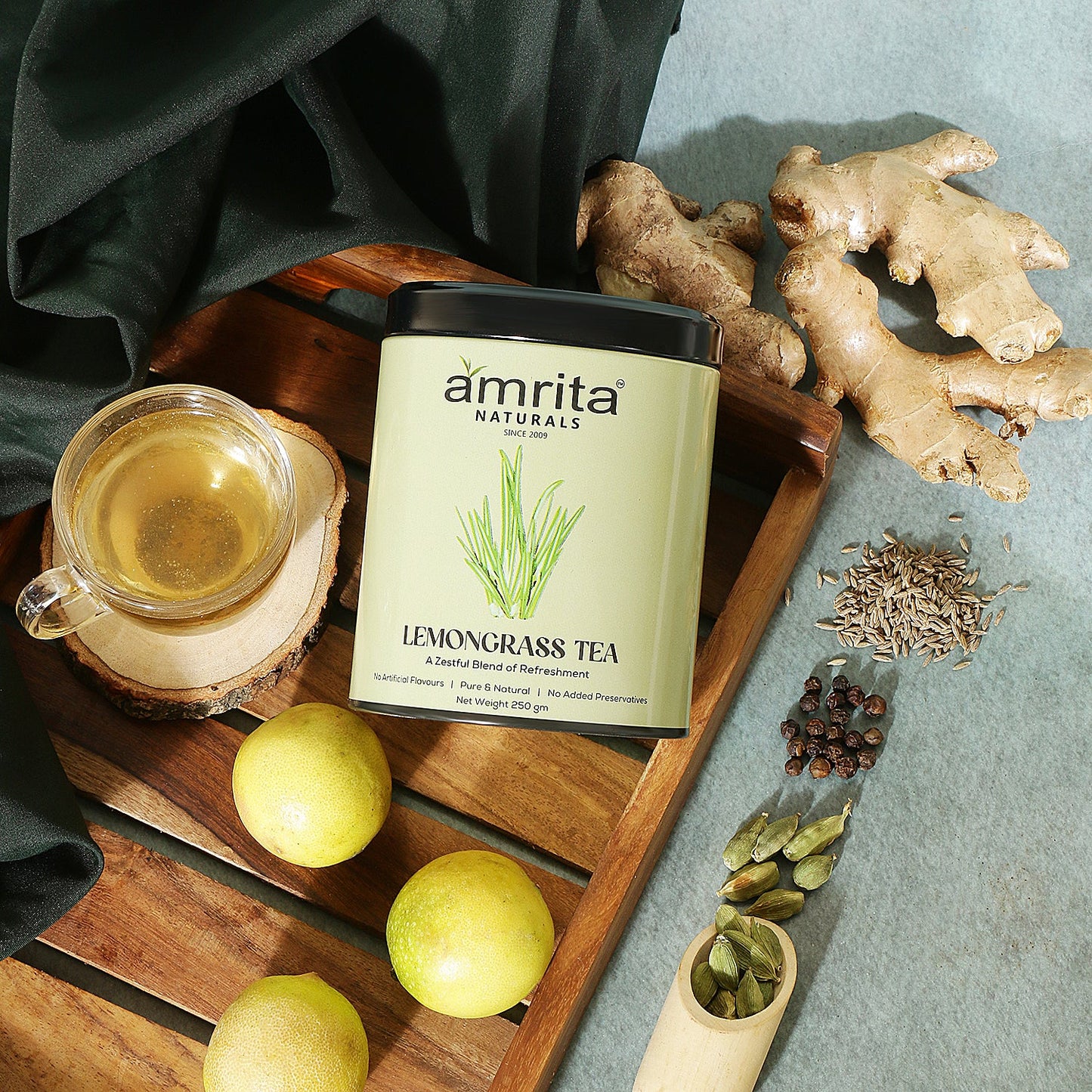 LEMONGRASS HERBAL TEA Amrita Naturals