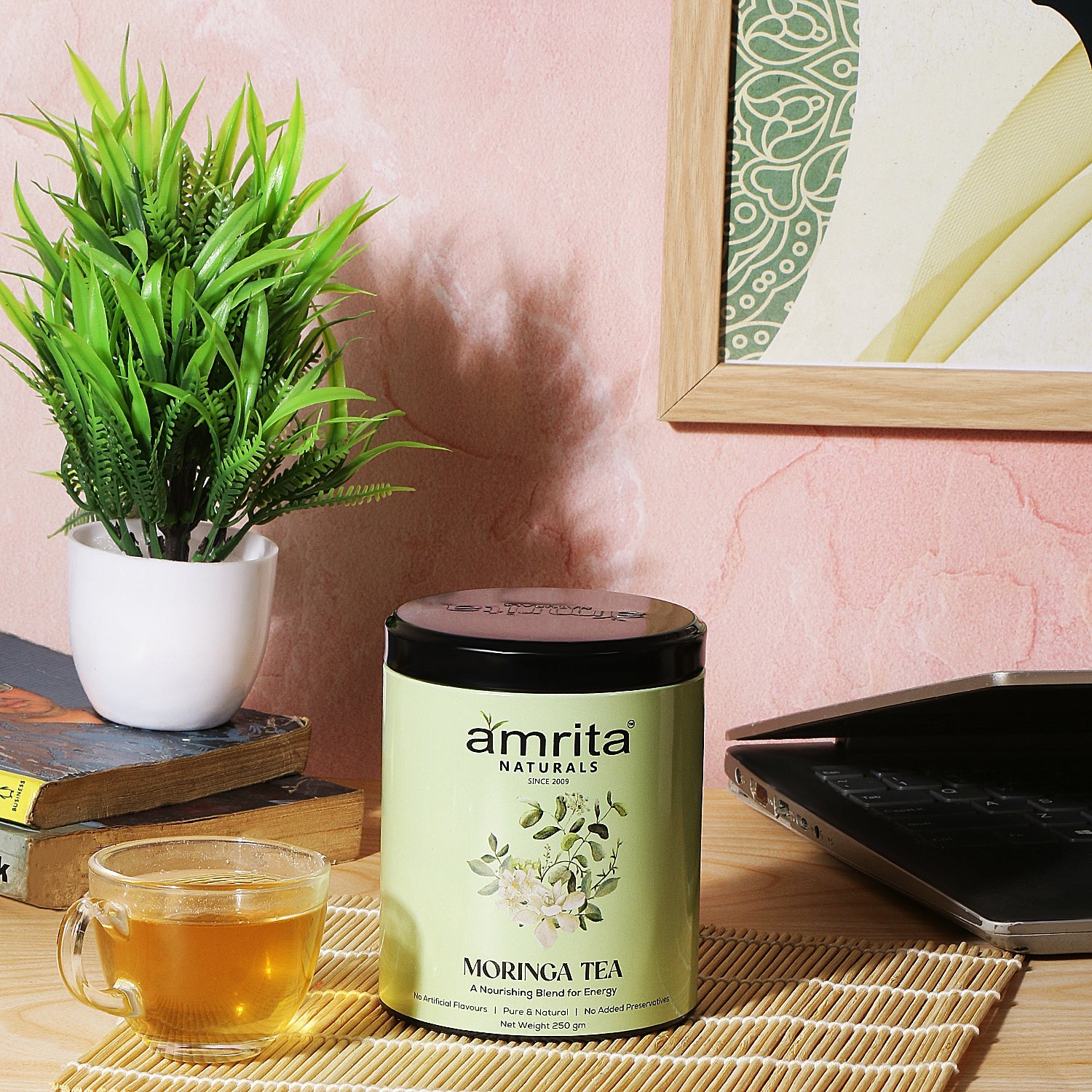 MORINGA HERBAL TEA Amrita Naturals