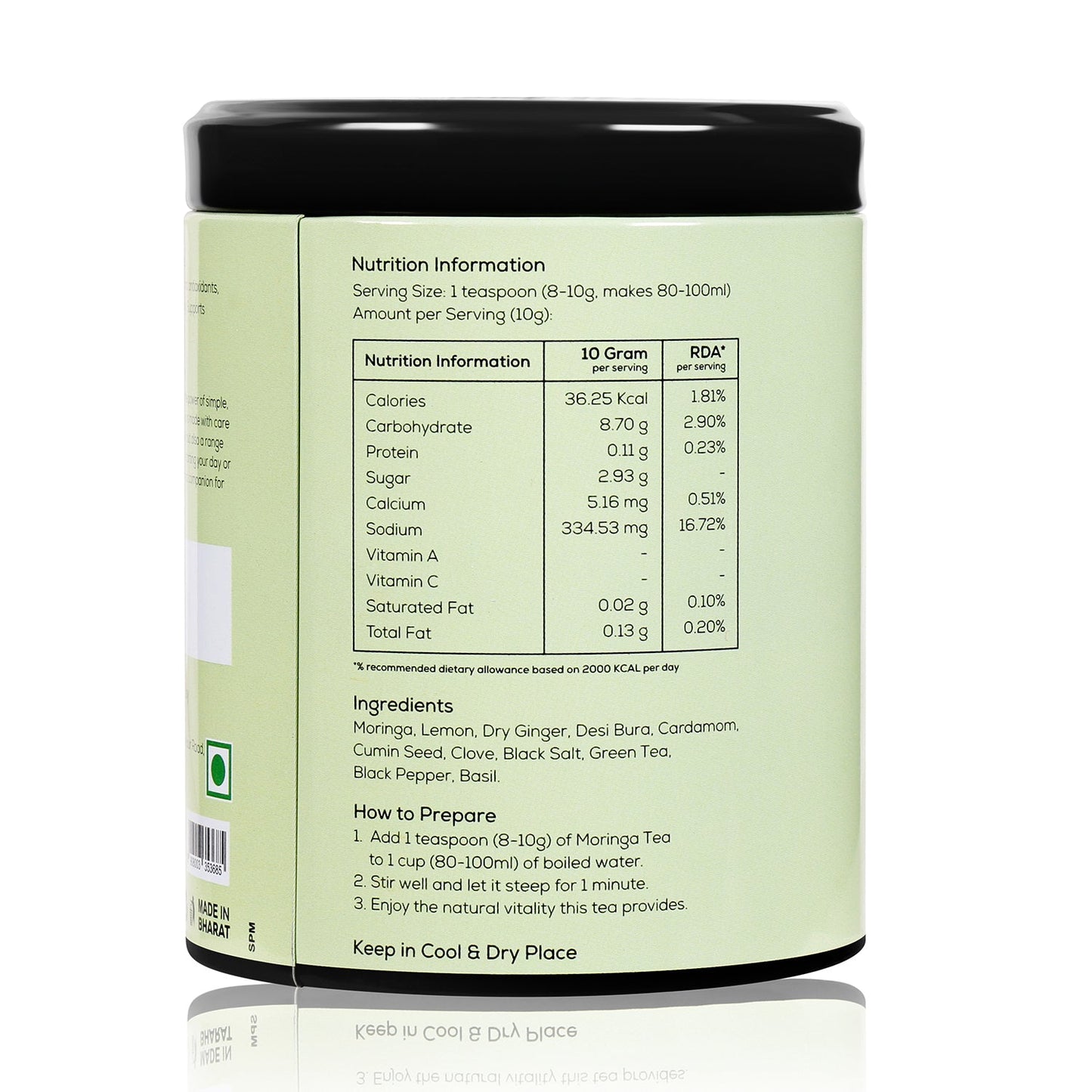 Moringa Green Vitality Tea Amrita Naturals