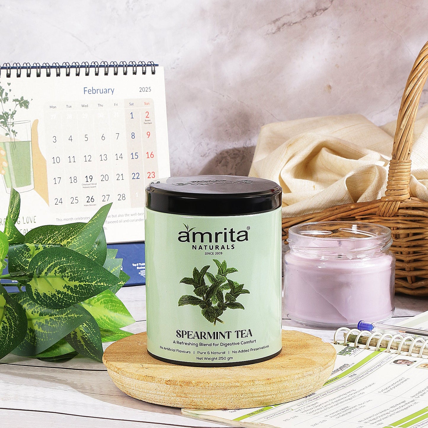 SPEARMINT HERBAL TEA Amrita Naturals