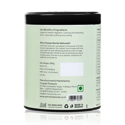 SPEARMINT HERBAL TEA Amrita Naturals